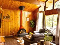 Cabin - Rustic Glam + Game Room + Views +Workspace- Minutes from Attractions - Hytter