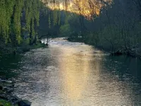 PENN STATE Country Creek Cottage w/ Hot Tub - ON Spring Creek and 7 miles to PSU Hotels in Benner Township