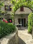 Luxury apartment with private garden in Montefioralle near Greve in Chianti - Apartments