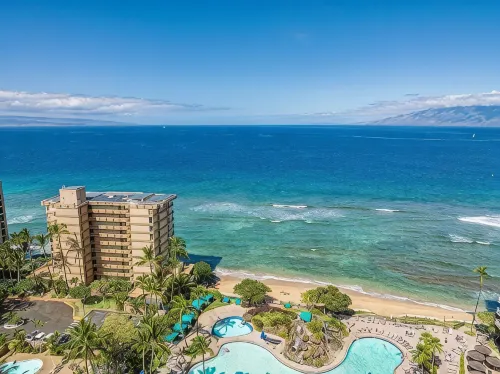 Direct Oceanfront Studio with 180 Degrees Ocean View in Maui Kaanapali Beach - Condos