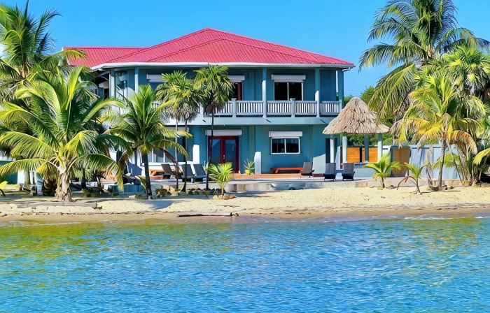 Private Beachfront Villa with Pool.
