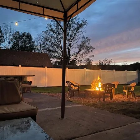 Private Patio Oasis + Fenced In Backyard + In Town! Pet & Family Friendly!