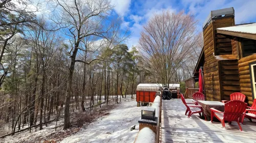 Charming Cabin with Game Room & Firepit - Gym