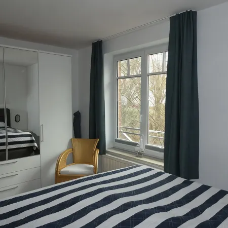 sunny 2 rooms apartment with balcony and a view to the Salzhaff
