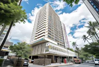 Tropical Studios at Marine Surf Waikiki Free Parking Swimming Pool Waikiki Beach 3Min