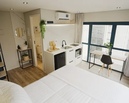 Apê Paulista Bela Cintra Отели рядом с достопримечательностью «Серкейра-Сезар»