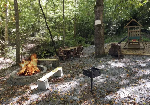 NEW! Creekside Cabin w/ new hot tub & firepit!