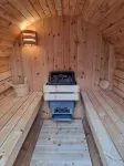 Vacation home with barrel sauna, fireplace and massage chair. - 3-Star