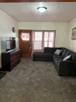 One block from downtown One bed one bath with extra folded out bed.