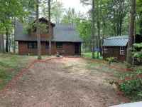 Wisconsin Northwoods cabin on beautiful Island Lake