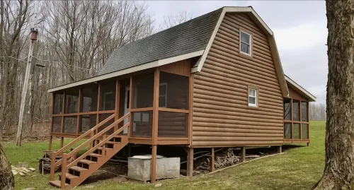 拉克萬納縣山林小屋-溫馨兩卧室小木屋 - 民宿