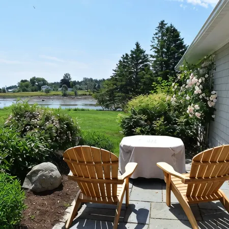 Elegant oceanfront home on Bass Harbor close to Acadia National Park