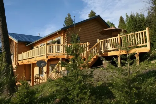 弗拉特黑德湖-比格福克觀景木屋公寓 - 小木屋