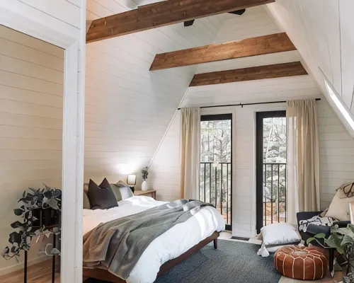 A-Frame on 6 Acres: Cedar Sauna, Privacy, Nature Hotels in Machar