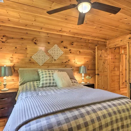 Riverfront Family Cabin • Resort Pool & Trails • Pet Friendly Mountain Escape