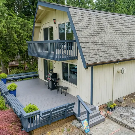 Waterfront home with  Private Dock, Lake Toys, EV Charger at Lost Lake