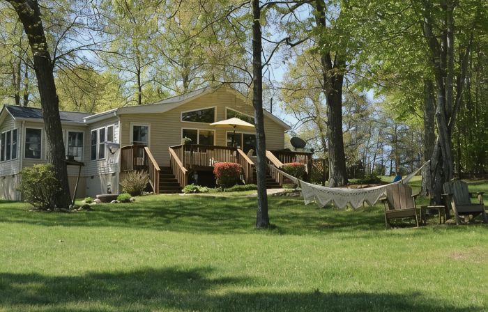 GO JUMP IN THE LAKE at this lovely waterfront home!