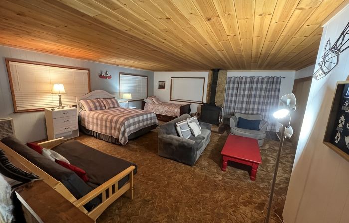 Little Red Cabin in Arnold California