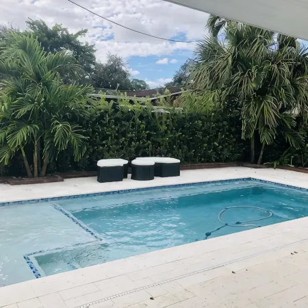 Such as house with heated pool, near to parks and lakes