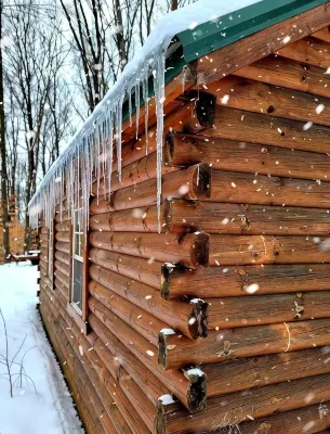 Cozy Amish Log Cabin, Near Caves, Grill, Fire Pit, DirecTV, High-Speed WiFi! - Chalets
