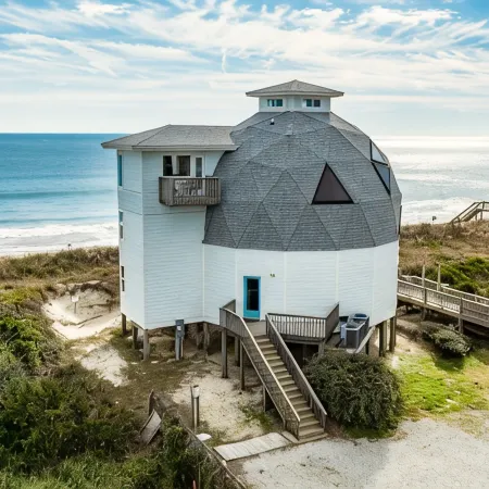 Oceanfront Seaside Stargazer+Hot Tub+Pets OK+Infinity Table+Beach Gear+4 Kings