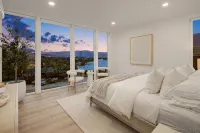Lake Chelan Luxury Villa w/ Views•Private Beach•Marina•Pool•Spa•Sauna-Sleeps 24