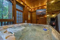 Couples/Family Cabin/Fire Pit/4 Fireplaces/Hot Tub/Horseshoes Pit/Grill/Swings - Chalets