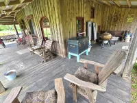 Saunders Cabin Wifi. Creek w/Fire Pit, Cornhole, ax Board, Horseshoes. Big Field - 3 星級