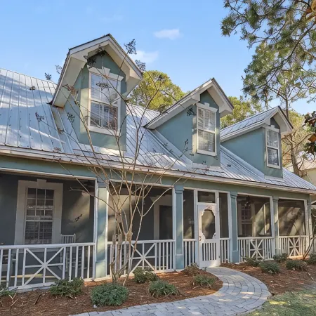 Private 5-bedroom house with private screened in pool and beach access