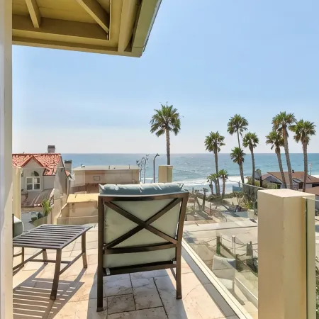 Discover tranquility with whitewater views of South Oceanside Beach