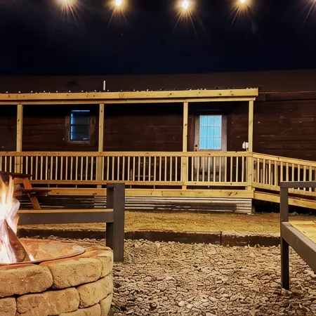 The Gemstone Cabin. Diamond hunters headquarters. Near The Crater of Diamonds