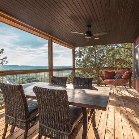 Cozy Cabin In The Sky, with direct access to public hunting, fishing access.