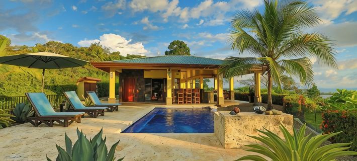 Breathtaking View Luxury 3-bedroom house in Nature Lovers, Ojochal Hotels in Ciudad Cortes