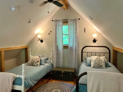 Whimsical Creekside Cabin