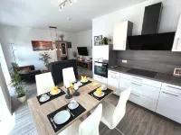 "elstar" - Barrierefreies Ferienhaus mit Carport Terrasse Netflix Free Wifi - Wi-Fi