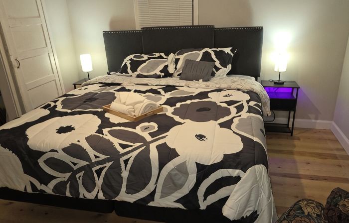 Carriage House by CMU - Lower Condo - Kitchen, King Bed, 70