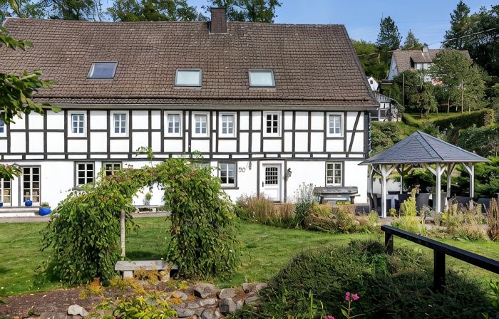 Spacious country house with open fireplace and garden in the Sauerland for young and old
