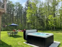 SPACIOUS Mountain Retreat with HOT TUB, Fire Pit & Hiking Trails - Gym