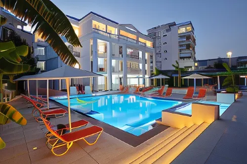 Hotel Vila Kalcuni Sarande - parcheggio