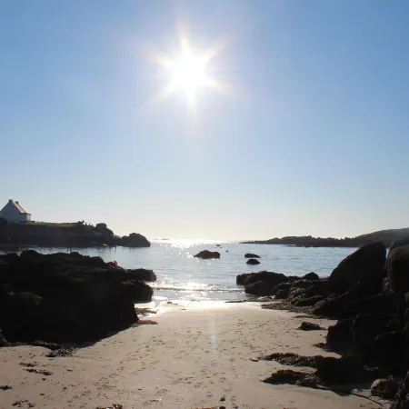 House in Brittany with Stunning Sea View Отели в г. Порсподе