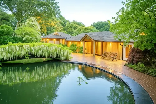 Pinetum Garden Cottages - Parkplatz