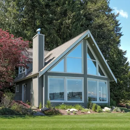 Open Design West Coast Home on 1600 Feet of Private Waterfront