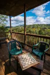 Cliffhanging Cabin over French Broad River between Hot Springs, NC and Gatlinburg Tn