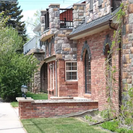 Carter house : 100 year old house with a remodeled castle inspired feel.