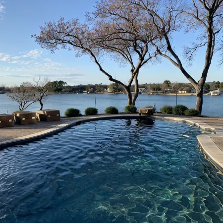 Lakefront property with pool and lighthouse with amazing views of the lake, .