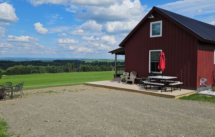 Private Mountain View Cabin in Aroostook on Mars Hill Mountain