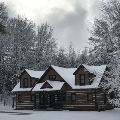 Larsen Lodge Downtown Village Egg Harbor, Sauna, New, Rustic and Elegant. - Chalets