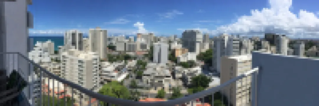 Chic Bright Beautiful Studio with Ocean View CONDADO and parking