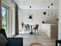 Modern 3BR House with Sauna & Parking