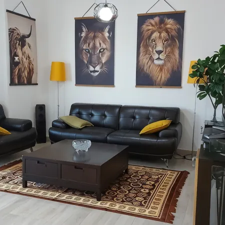Stylish Suite on Yas island with sea view balcony, near mall, theme parks.
